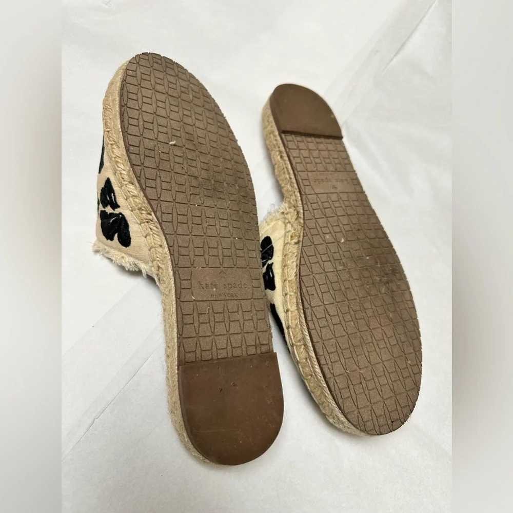 ♠️Kate Spade Espadrille Mules ♠️ Layton Slide On Flats♠️